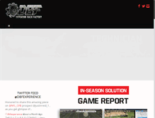 Tablet Screenshot of defensivebackfactory.com